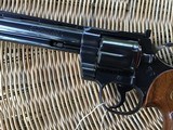 COLT PYTHON 357 MAGNUM, 6” ROYAL BLUE, MFG. 1981, IN THE BOX WITH OWNERS MANUAL, HANG TAG, COLT LETTER, ETC. - 6 of 9