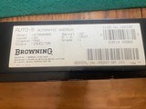 BROWNING A-5, 20 GA. 3” MAGNUM, JAP, 26” INVECTOR, NEW NEVER BEEN SHOT, 100% COND. IN THE BOX - 5 of 5