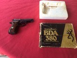 BROWNING BDA 380 CAL., BLUE, 13 ROUND MAG., NEW COND. IN THE BOX - 1 of 5