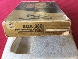BROWNING BDA 380 CAL., BLUE, 13 ROUND MAG., NEW COND. IN THE BOX - 5 of 5