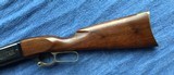 SAVAGE 1895 “75TH ANNIVERSARY” 308 CAL., OCTAGON BARREL, BRASS BUTT PLATE, PLATED LEVER, 75 ANNIVERSARY MEDALLION IN THE STOCK - 3 of 7