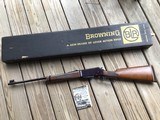 BROWNING BLR “BELGIUM” 308 CAL., 20” BARREL, NEW UNFIRED 100% COND. IN THE BOX WITH OWNERS MANUAL - 1 of 12