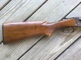 STEVENS 530A, SIDE X SIDE 20 GA. 26” BARRELS, 2 3/4” CHAMBER, CASE COLOR RECEIVER, WALNUT CHECKERED WOOD, VERY GOOD COND. - 4 of 7