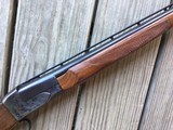SAVAGE FOX BST, 410 GA. SIDE X SIDE, 26” VENT RIB BARRELS, SINGLE TRIGGER, CASE COLOR RECEIVER, WALNUT CHECKERED WOOD, HIGH COND. - 4 of 5