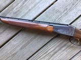 SAVAGE FOX BST, 410 GA. SIDE X SIDE, 26” VENT RIB BARRELS, SINGLE TRIGGER, CASE COLOR RECEIVER, WALNUT CHECKERED WOOD, HIGH COND. - 5 of 5