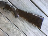 STEVENS 240, 410 GA. OVER 410 GA. 26” BARRELS, DOUBLE HAMMERS, DOUBLETRIGGERS,CASE COLOR RECEIVER, TENITE STOCK, VERY GOOD COND. - 2 of 8