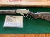 MARLIN 1895 MXLR, 450 MARLIN CAL., STAINLESS, 24” BARREL,, GRAY/BLACK LAMINATE STOCK, NEW UNFIRED IN THE BOX - 2 of 5