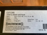 BROWNING CITORI 525 FIELD, 16 GA., 28” INVECTOR, NEW UNFIRED IN THE BOX WITH OWNERS MANUAL & CHOKE TUBES - 5 of 5