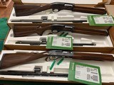REMINGTON 1100, SAM WALTON 3 GUN SET, 12 GA., 20 GA. & 28 GA. ALL NIB, WITH OWNERS MANUALS, CHOKE TUBES & WRENCHES. - 1 of 3