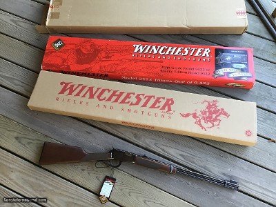 WINCHESTER 9422 TRIBUTE SPCL., TRADITIONAL 20” BARREL, NEW UNFIRED 100% COND. IN THE BOX WITH SLEEVE & SHIPPING BOX