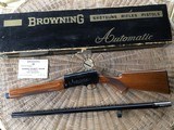 BROWNING A-5 SWEET-16, 28” MOD. VENT RIB, MFG.LATE 1966, APPEARS UNFIRED IN ORIGINAL BOX - 1 of 5
