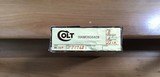 COLT DIAMONDBACK 22 LR., 6” BLUE, MFG. 1981, NEW UNFIRED, 100% COND. IN THE BOX - 9 of 9
