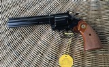 COLT DIAMONDBACK 22 LR., 6” BLUE, MFG. 1981, NEW UNFIRED, 100% COND. IN THE BOX - 3 of 9