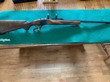 RUGER #1, 218 B CAL. 99% COND. - 1 of 4