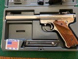 RUGER MARK 2 COMPETITION TARGET STAINLESS VERY HIGH COND. - 1 of 5