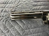 COLT PYTHON 357 MAGNUM, 6” BRIGHT NICKEL, MFG. 1965, NEW UNFIRED IN THE BOX WITH OWNERS MANUAL, ETC. - 4 of 6