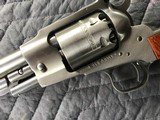 RUGER OLD ARMY 44 CAL. 7 1/2” BARREL STAINLESS, PERCUSSION CAP & BALL, BLACK POWDER REVOLVER, NEW UNFIRED IN THE BOX WITH OWNER MANUAL, ETC. - 5 of 6