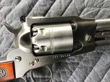 RUGER OLD ARMY 44 CAL. 7 1/2” BARREL STAINLESS, PERCUSSION CAP & BALL, BLACK POWDER REVOLVER, NEW UNFIRED IN THE BOX WITH OWNER MANUAL, ETC. - 4 of 6