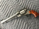RUGER OLD ARMY 44 CAL. 7 1/2” BARREL STAINLESS, PERCUSSION CAP & BALL, BLACK POWDER REVOLVER, NEW UNFIRED IN THE BOX WITH OWNER MANUAL, ETC. - 3 of 6