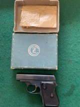SOLD
CZ VZ45, 25 ACP, LIKE NEW IN THE BOX - 1 of 5
