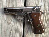 SOLD——-BROWNING BDA 380 CAL., 13 SHOT, RARE NICKEL FINISH, AS NEW IN THE BOX WITH OWNERS MANUAL & EXTRA MAG. - 3 of 4