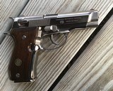 SOLD——-BROWNING BDA 380 CAL., 13 SHOT, RARE NICKEL FINISH, AS NEW IN THE BOX WITH OWNERS MANUAL & EXTRA MAG. - 2 of 4