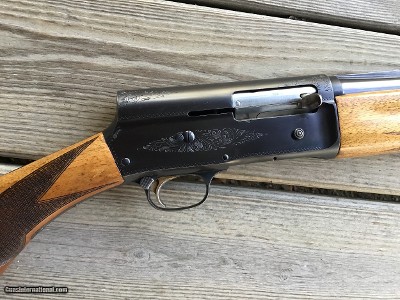 BROWNING A-5, 20 GA., 28” FULL CHOKE, MFG. 1959, ROUND KNOB BLOND WOOD, VERY HIGH COND. - Image 6 of 8