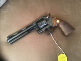 COLT PYTHON 357 MAGNUM, 6” BLUE, MFG. 1979, NEW UNFIRED 100% COND. IN THE BOX WITH OWNERS MANUAL, HANG TAG, COLT LETTER, ETC. - 3 of 6