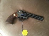COLT PYTHON 357 MAGNUM, 6” BLUE, MFG. 1979, NEW UNFIRED 100% COND. IN THE BOX WITH OWNERS MANUAL, HANG TAG, COLT LETTER, ETC. - 2 of 6
