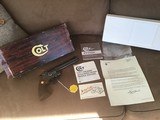 COLT PYTHON 357 MAGNUM, 6” BLUE, MFG. 1979, NEW UNFIRED 100% COND. IN THE BOX WITH OWNERS MANUAL, HANG TAG, COLT LETTER, ETC. - 1 of 6