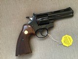 COLT PYTHON 357 MAGNUM, 4” BLUE, MFG. 1973, NEW UNFIRED IN THE BOX WITH OWNERS MANUAL, HANG TAG, COLT SCREWDRIVER,
COLT LETTER, ETC. - 3 of 6