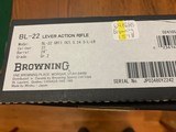 BROWNING BL-22, 22 LR. GRADE 2, 24” OCTAGON BARREL, NEW UNFIRED IN THE BOX - 5 of 5