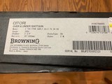 BROWNING CITORI 725 FEATHER SUPER LIGHT 20 GA., 26” BARRELS WITH EXTENDED CHOKE TUBES, NEW UNFIRED IN THE BOXJ - 5 of 5