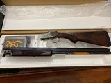 BROWNING CITORI WHITE LIGHTNING, SILVER NITRATE ENGRAVED RECEIVER, 20 GA., 28” BARRELS WITH EXTENDED CHOKE TUBES, NEW UNFIRED IN THE BOX - 1 of 5