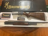BROWNING 42, 410 GA.,GRADE V LIMITED EDITION, 26” FULL CHOKE, 3” CHAMBER, NEW UNFIRED, NEVER BEEN ASSEMBLED IN THE BOX - 1 of 5
