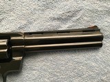 COLT PYTHON 357 MAGNUM, “ELITE” 6” ROYAL BLUE, NEW IN THE BOX WITH OWNERS MANUAL, TEST TARGET, HANG TAG, COLT LETTER, ETC. - 6 of 8