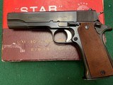 STAR GARCIA 45 ACP, MODEL PS, IMPORTED MODEL,NEW IN THE BOX WITH OWNERS MANUAL - 2 of 5