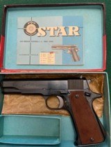 STAR GARCIA 45 ACP, MODEL PS, IMPORTED MODEL,NEW IN THE BOX WITH OWNERS MANUAL - 1 of 5