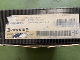 BROWNING BELGIUM, HIGH POWER, 9MM, ADJUSTABLE REAR SIGHT, 2 MAG.S, EXTRA GRIPS, OWNERS MANUAL, NEW IN THE BOX - 5 of 5