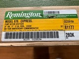 REMINGTON 870, 12 GA. EXPRESS “200TH ANNIVERSARY” 28” BARREL, NEW UNFIRED IN THE BOX - 5 of 5