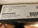 BROWNING SA-2 GRADE 2, 22LR. 19 3/8” OCTAGON BARREL, NEW UNFIRED IN THE BOX - 5 of 5