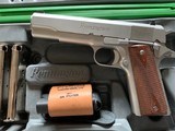 SOLD——-REMINGTON 1911 R1, 45 AUTO,STAINLEES, 5” BARREL, NEW UNFIRED IN THE BOX - 3 of 4