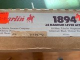 MARLIN 1894, 44 MAGNUM, JM STAMPED, NEW UNFIRED IN THE BOX WITH OWNERS MANUAL - 5 of 5
