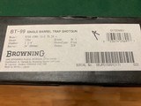 BROWNING BT 99 TRAP, 34” INVECTOR PLUS, NEW UNFIRED IN THE BOX - 5 of 5