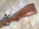 MARLIN 101, 22 LR. (FACTORY YOUTH) SINGLE SHOT, BEAUTIFUL WALNUT STOCK WITH WHITE OUTLINES, GOLD TRIGGER, MICRO GROOVE BARREL, LIKE NEW - 2 of 7