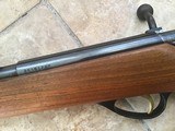 MARLIN 101, 22 LR. (FACTORY YOUTH) SINGLE SHOT, BEAUTIFUL WALNUT STOCK WITH WHITE OUTLINES, GOLD TRIGGER, MICRO GROOVE BARREL, LIKE NEW - 7 of 7
