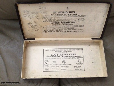 COLT WOODSMAN 22 LR. FIRST ISSUE MFG. 1928, VERY HIGH COND. IN THE BOX WITH OWNERS MANUAL, ETC. GUN & BOX NUMBERS ARE THE SAME - Image 4 of 6