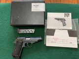 WALTHER PP 32 AUTO, MADE IN GERMANY, IN THE BOX WITH 2 MAG’S, OWNERS MANUAL, ETC. - 1 of 5