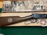 WINCHESTER 94 TEXAS RANGER COMMEMORATIVE 30-30 CAL. CARBINE 20” BARREL, NEW UNFIRED 100% COND. IN THE BOX - 3 of 5
