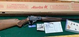 MARLIN 410 GA. LEVER ACTION SHOTGUN, 22” BARREL, SHOOTS 2 1/2” SHELLS ONLY, NEW UNFIRED IN THE BOX WITH OWNERS MANUAL, ETC.